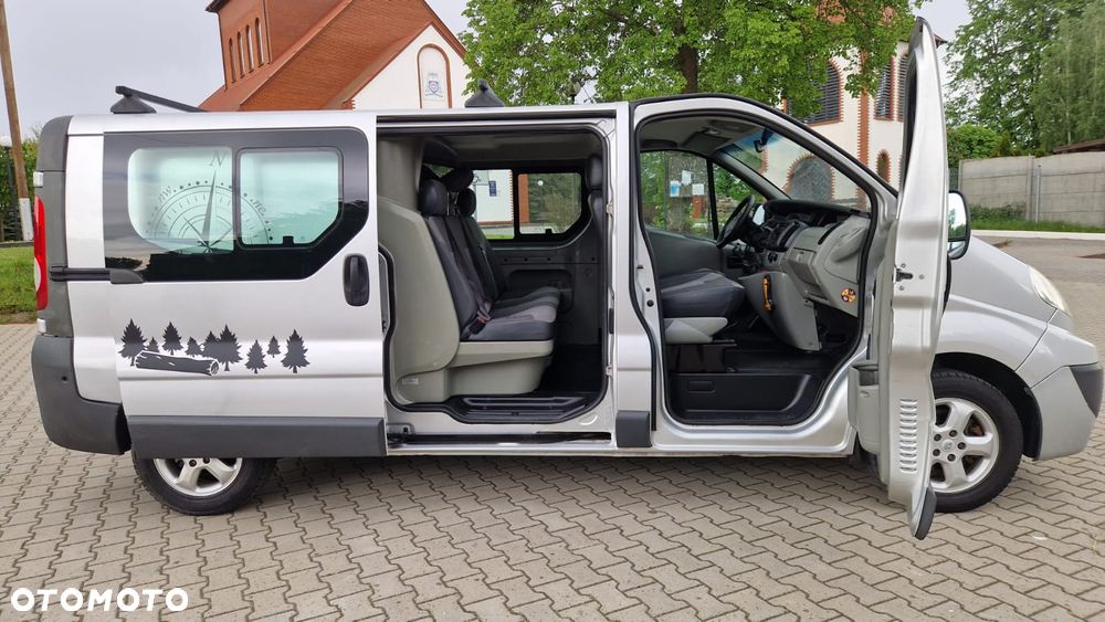 Renault TRAFIC L2H1 Długi Klima Elektryka Navi Tempomat Dubel Kabina 6os Brygadówka - 13