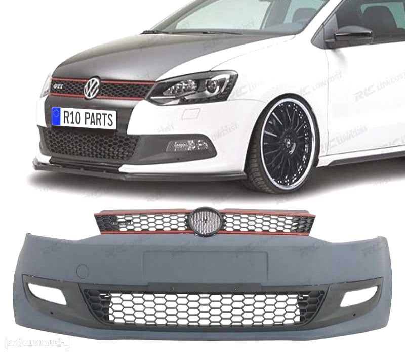 PÁRA-CHOQUES FRONTAL VOLKSWAGEN VW POLO 6R 09-14 LOOK GTI - 1