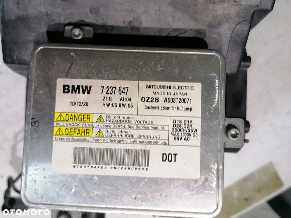 BMW 3 E90 12r LAMPA LEWY PRZÓD PRZEDNIA XENON  7202583 EUROPA - 5