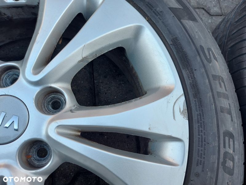 kia soul 2 ii felgi aluminiowe 17r 6,5j et51 52910-b2200 komplet 5x114,3 - 9
