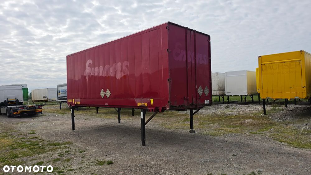 Krone 7.500zł netto KONTENER/ZABUDOWA 7.45x2.60M BDFSTALOWY GARAŻ MAGAZYN ZAMYKANY DRZWIAMI MOŻLIWOŚĆ TRANSPORT - 4