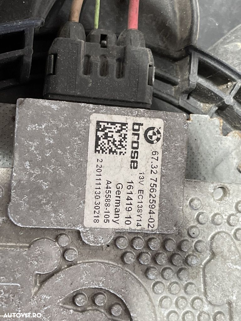 Electroventilator BMW X3 F25 2.0 D 2010 - 2014 Manuala 6 Trepte (1044) 1742760117603 ... - 3