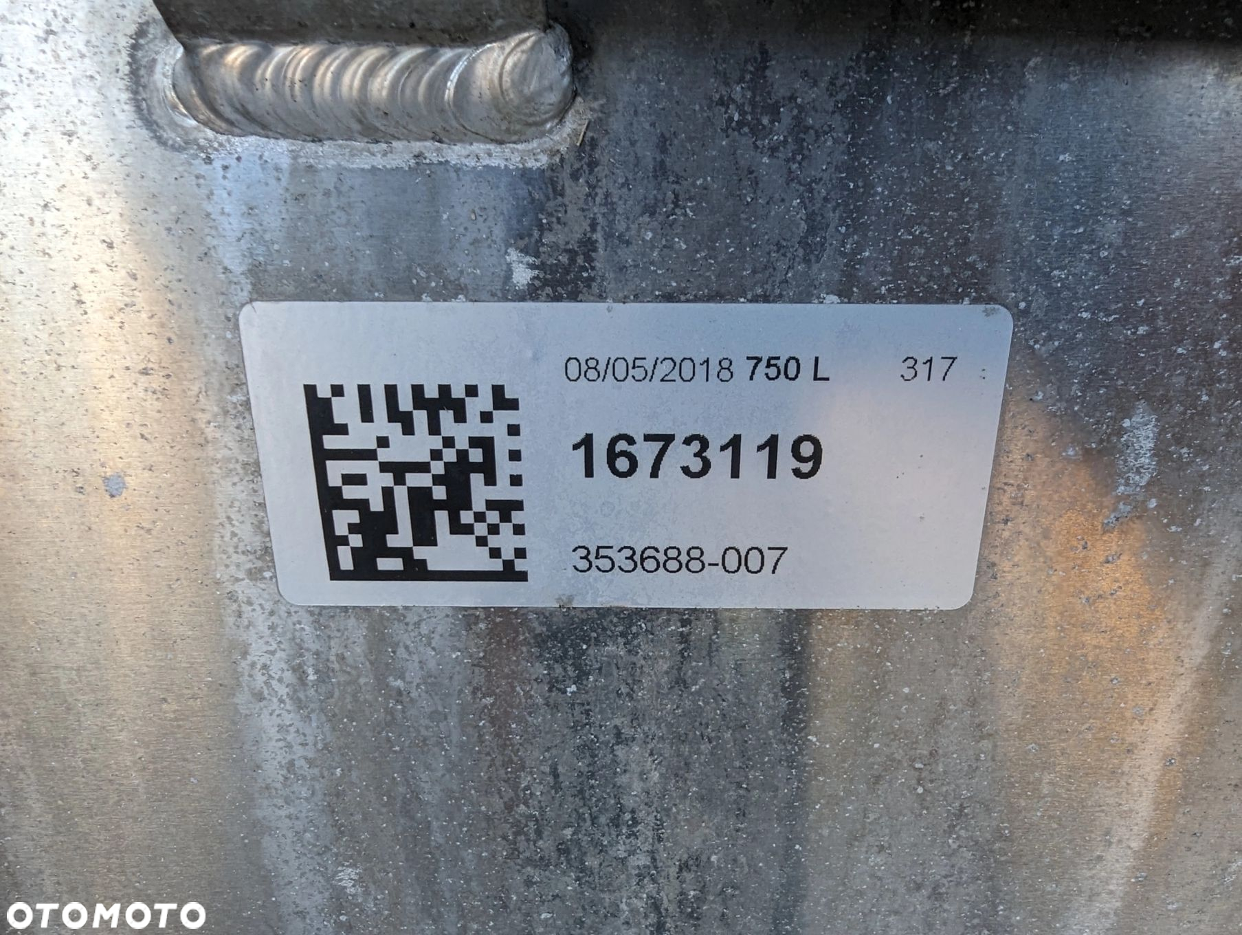 ZBIORNIK PALIWA BAK 750 LITRÓW DAF XF 106 2018 ROK - 4