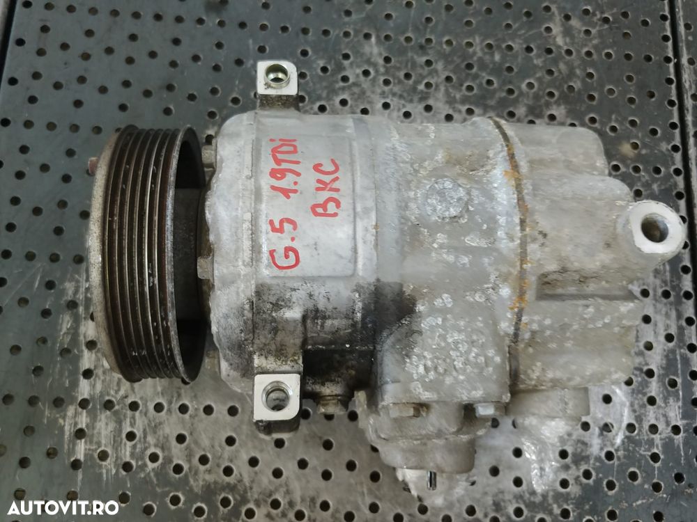 compresor clima ac vw touran golf 5 caddy seat altea 5p toledo 5p skoda octavia 2 audi a3 8p 1k0820803g - 4