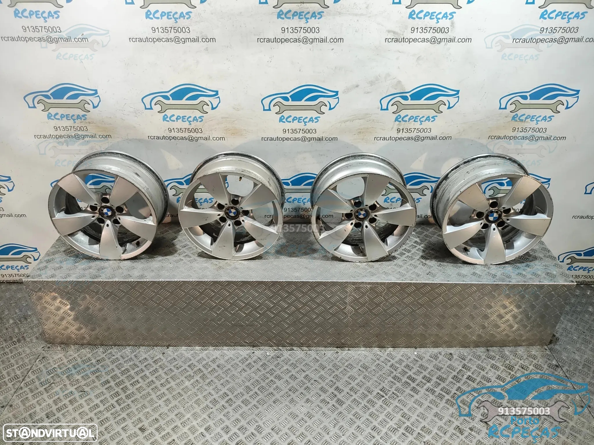 Jantes 17" BMW Serie 5 - E60 | E61 - Originais - 7,5J | ET20 | 5x120 - 17 Polegadas | 36116762001 | 6762001 | Jante | 5 x 120 - 11