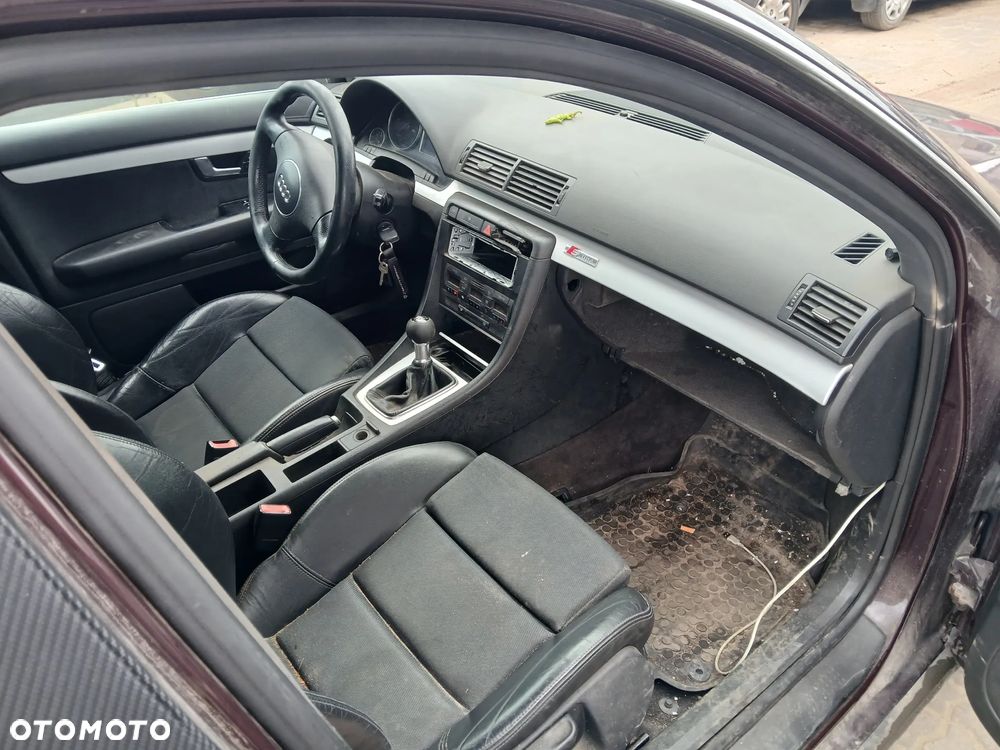 audi A4 B6 avant LZ3K fotel kanapa deska kokpit podsufitka boczek podłokietnik licznik panel - 3