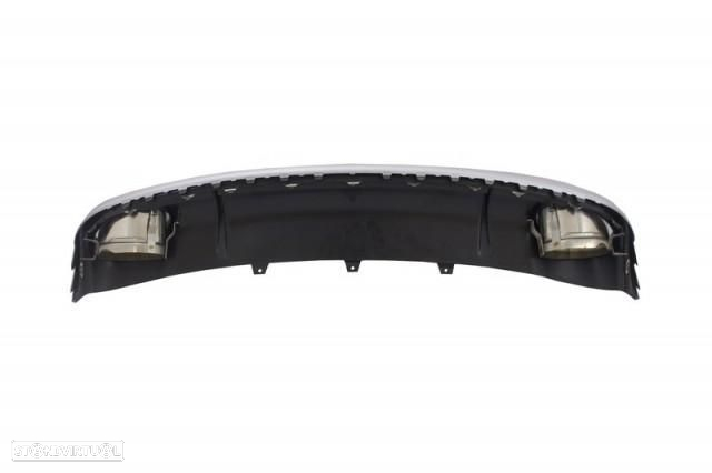 Difusor com Ponteiras Audi A4 B8 (2007 a 2013) Look RS4 - 4