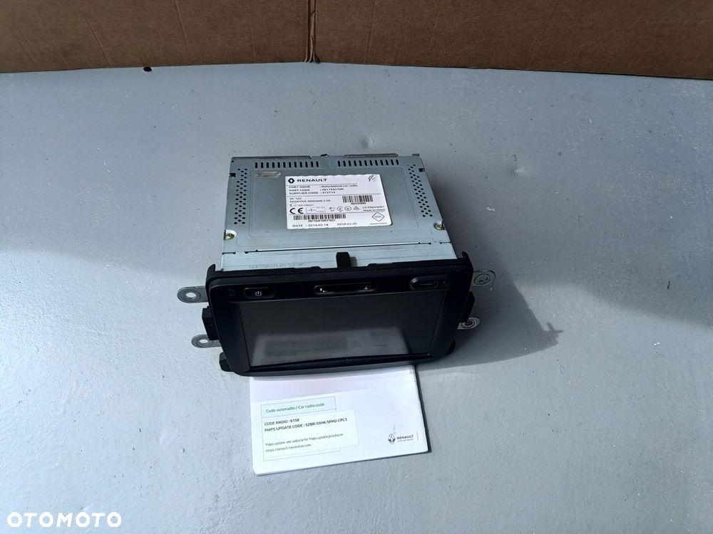 renault captur i radio nawigacja 281154270r dacia - 1