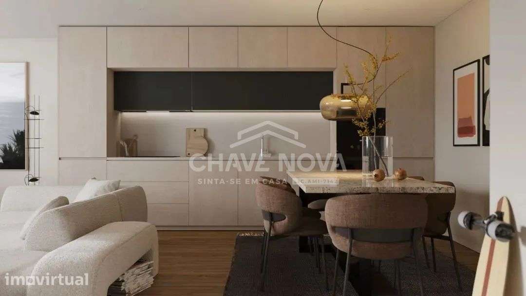 Apartamento T1+1 em condomínio fechado, c/ terraço e lugar de garagem. - Grande imagem: 2/7