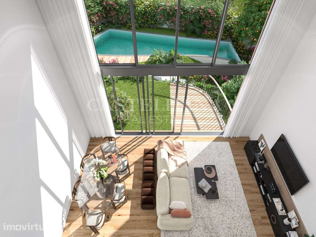Apartamento T2 duplex, com jardim em novo empreendimento em Carnaxide - Grande imagem: 2/91
