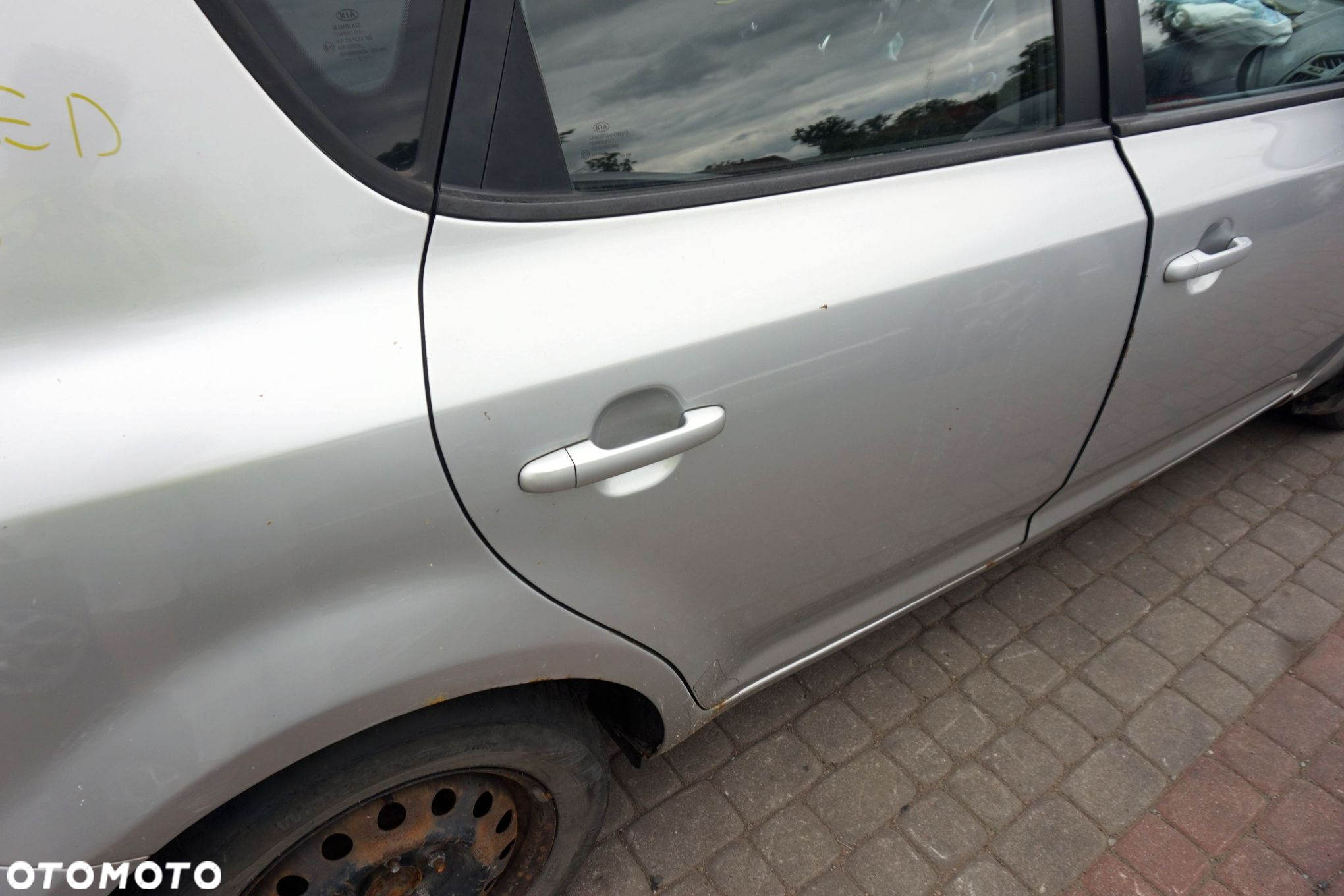 DRZWI TYLNE PRAWE CEED I LIFT 5D HB 9S  SREBRNY KIA 2009-2012 - 4