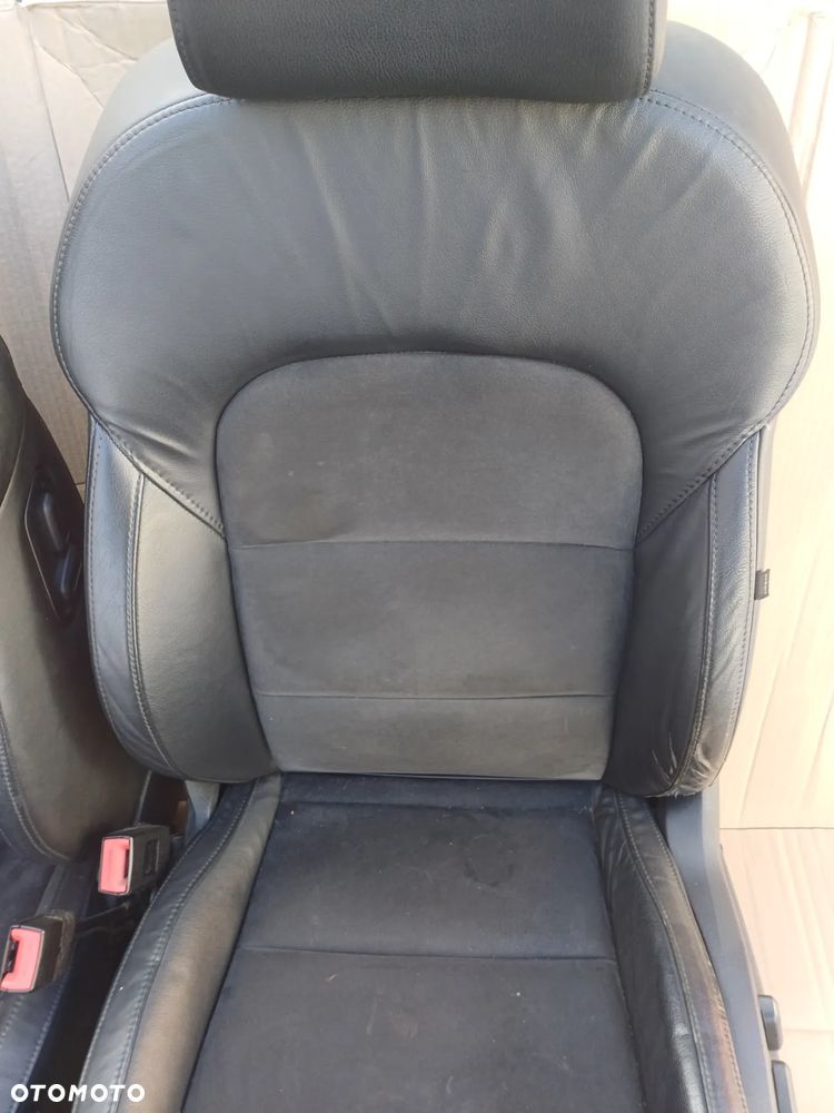 Fotele Skoda Superb 2 skóra alkantara grzane z pamieciami Kombi Europa - 22