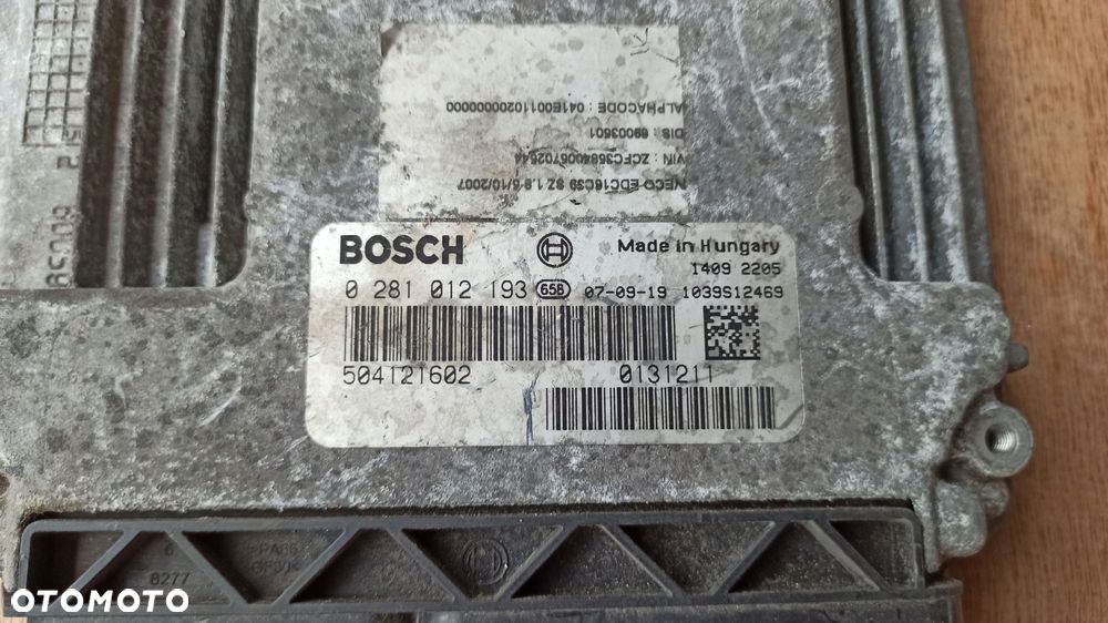 komputer sterownik iveco 2,3 120km 0281012193 - 3