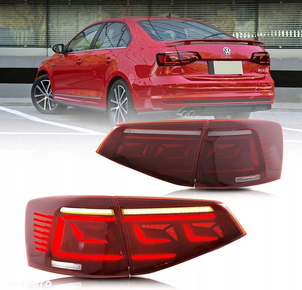 Lampy tyl ne kpl Vland Full LED Diody Tuning VW Jetta VI 5c 6 Lift 2014-18 - 1