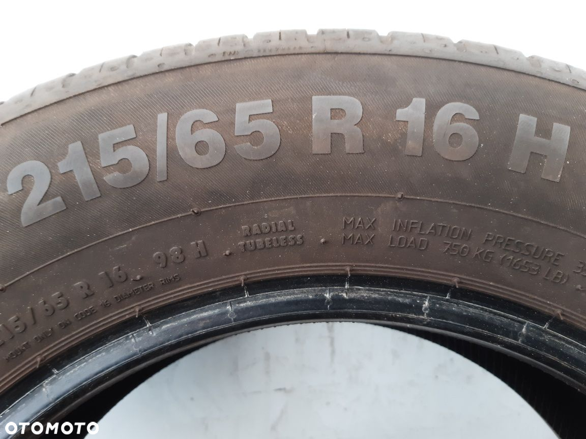 Letnie 215/65R16 Continental 7mm Montaż - 4