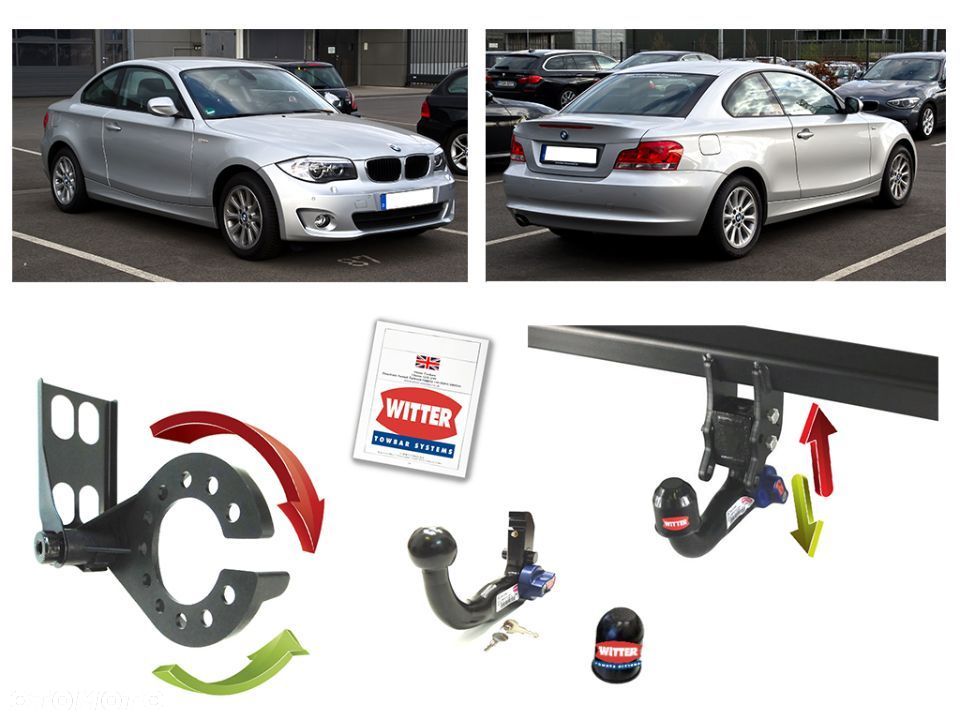 Hak Holowniczy Witter Automat Wypinany  BMW 3 III E90 Sedan Limuzyna 4D E91 Kombi E92 Coupe - 5