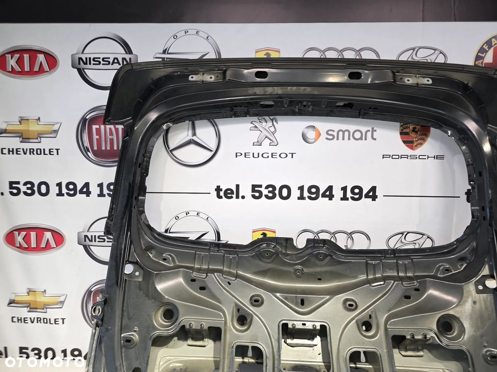 RENAULT SCENIC 3 III 09- KLAPA TYLNA TYLNIA TYŁ , KOLOR CZARNY METALIK , NR AUKCJI KL43 - 22