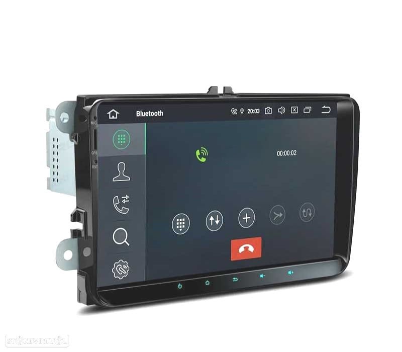 AUTO RADIO GPS ECRA TACTIL 9" VOLKSWAGEN VW PARA SKODA SEAT ANDROID 12 - 3