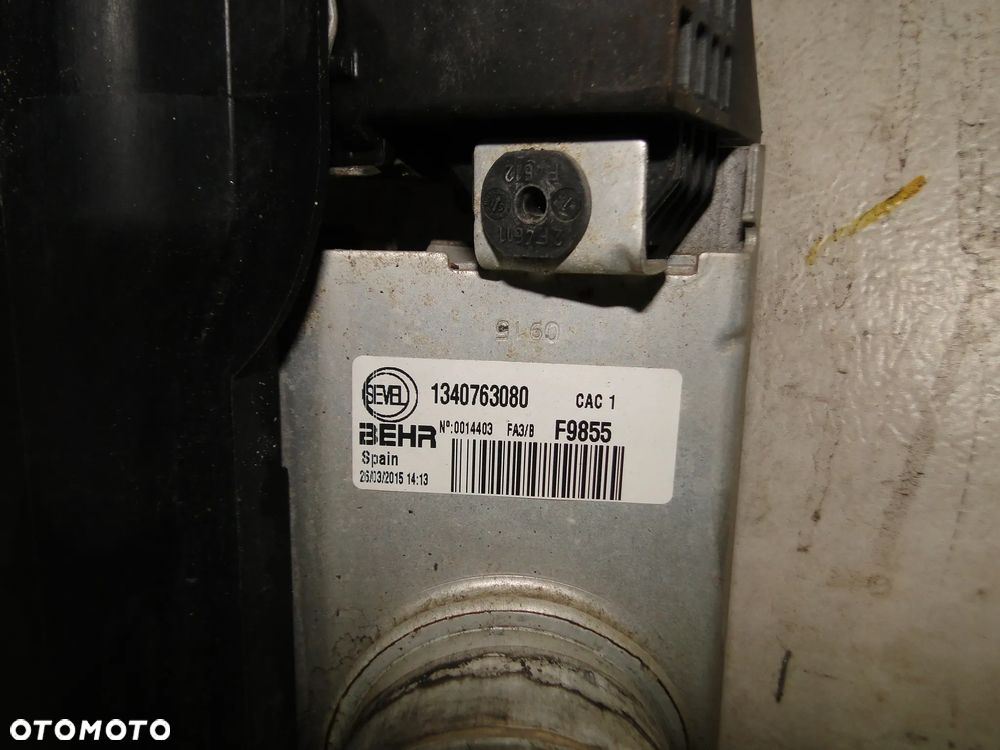 FIAT DUCATO III 3 CHŁODNICA WODY PŁYNU KLIMATYZACJI INTERCOOLER WENTYLATORY 2.3 M-JET 14-23r EUROPA - 12