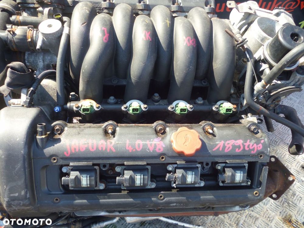 SILNIK JAGUAR 4.0 V8 XJ XK XK8 ZMIENNE FAZY - 2