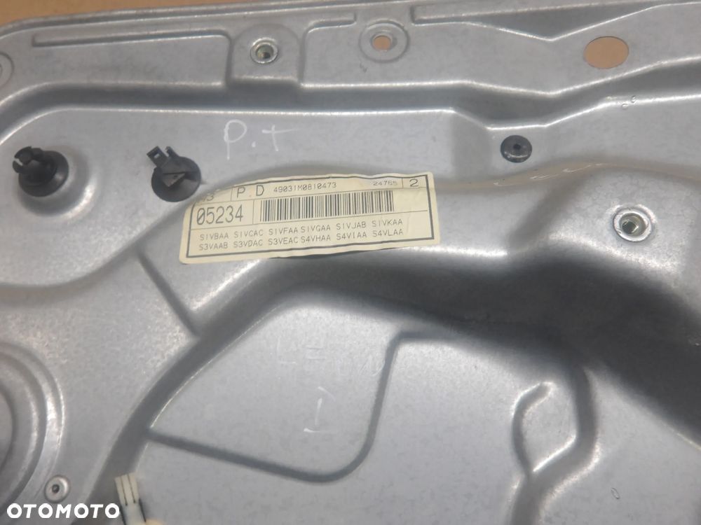 SEAT LEON I 1.9TDI PODNOŚNIK SZYBY PRAWY LEWY TYŁ TYLNI MANUALNY 1M0839755 1M0839756 - 7