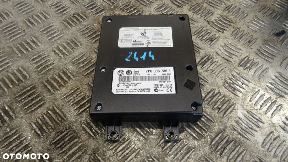 moduł bluetooth 7p6035730j vw touran 1t caddy 2k altea octavia ii yeti - 1