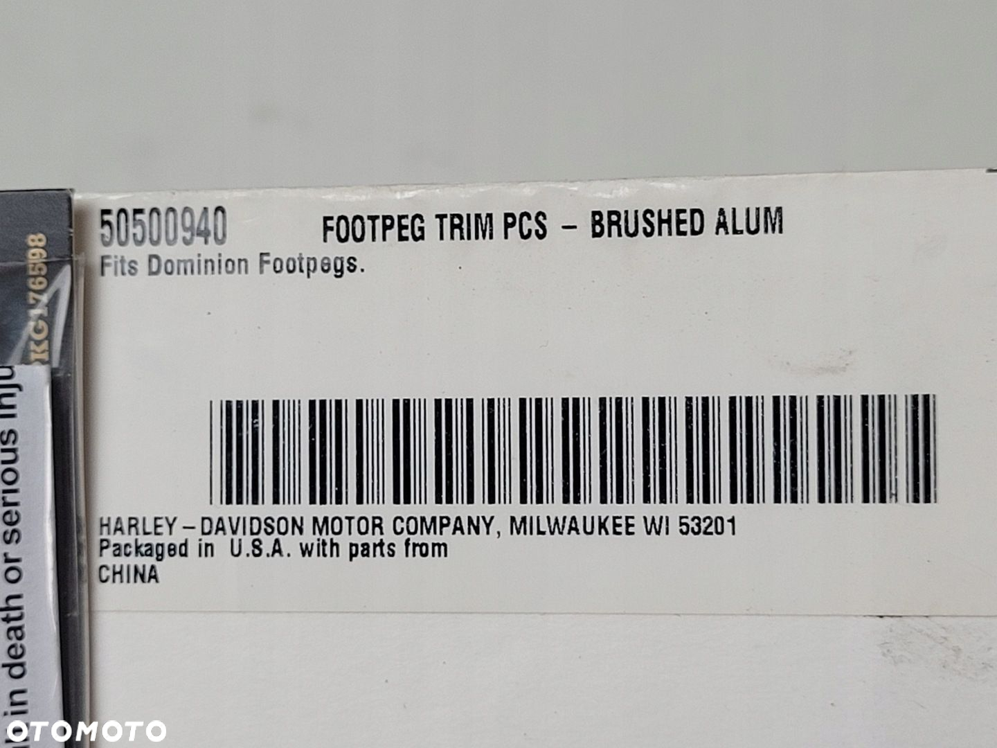 HARLEY DAVIDSON NAKŁADKA PODNÓŻKA DOMINION DEKOR 50500940 - 4