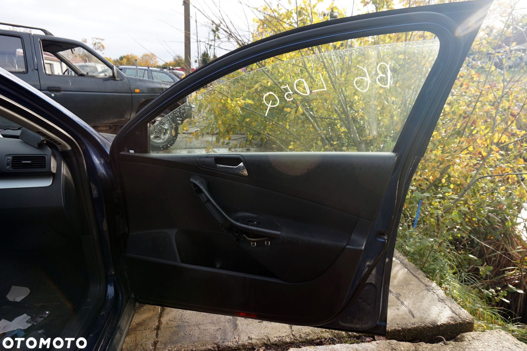 DRZWI PRZEDNIE PRAWE PASSAT B6 KOMBI LD5Q  GRANATOWY VOLKSWAGEN 2005-2010 - 9