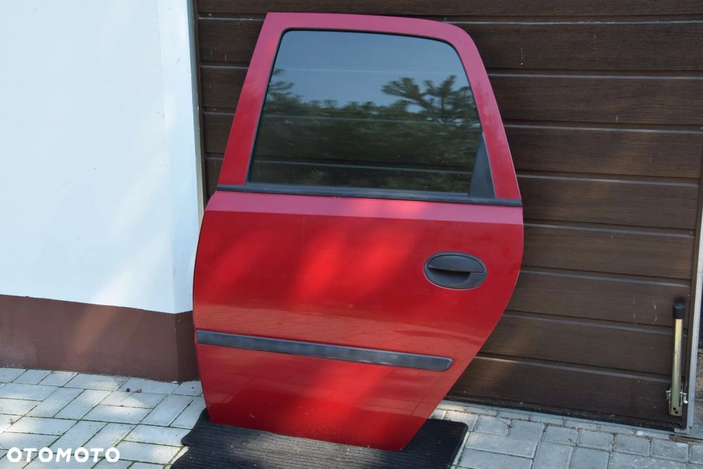 Opel Meriva A Drzwi lewy tył lewe tylne BEZ RDZY czerwone 573 - 1