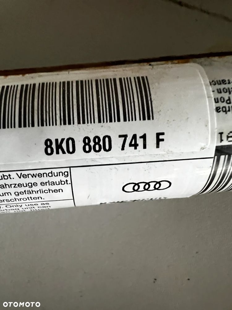 KURTYNA AIRBAG 8K0, LEWA 8K0880741F,PRAWA 8K0880742F  AUDI A4 B8 LIFT - 2