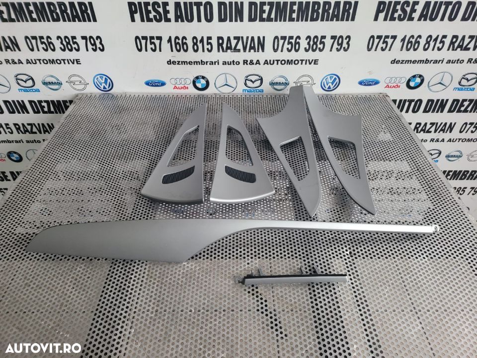Set Trimuri Trim Ornament Usa Bord Audi A6 4G C7 Volan Stanga - 1