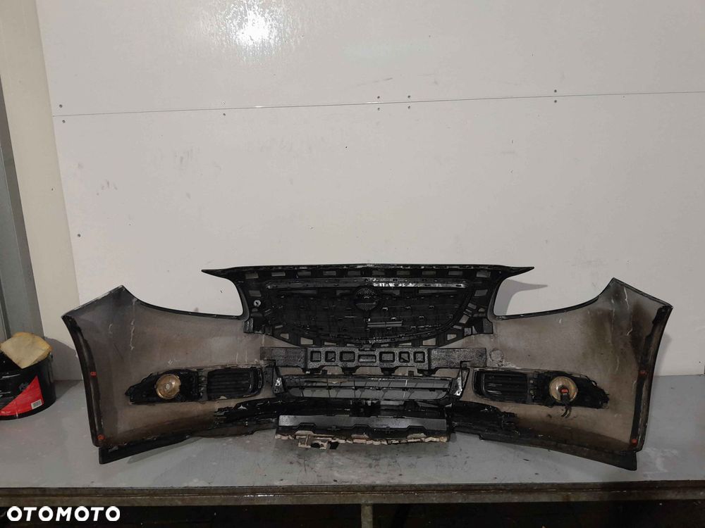 + ZDERZAK PRZÓD PRZEDNI OPEL INSIGNIA I A 1 Z22C CZARNY HALOGENY - 5