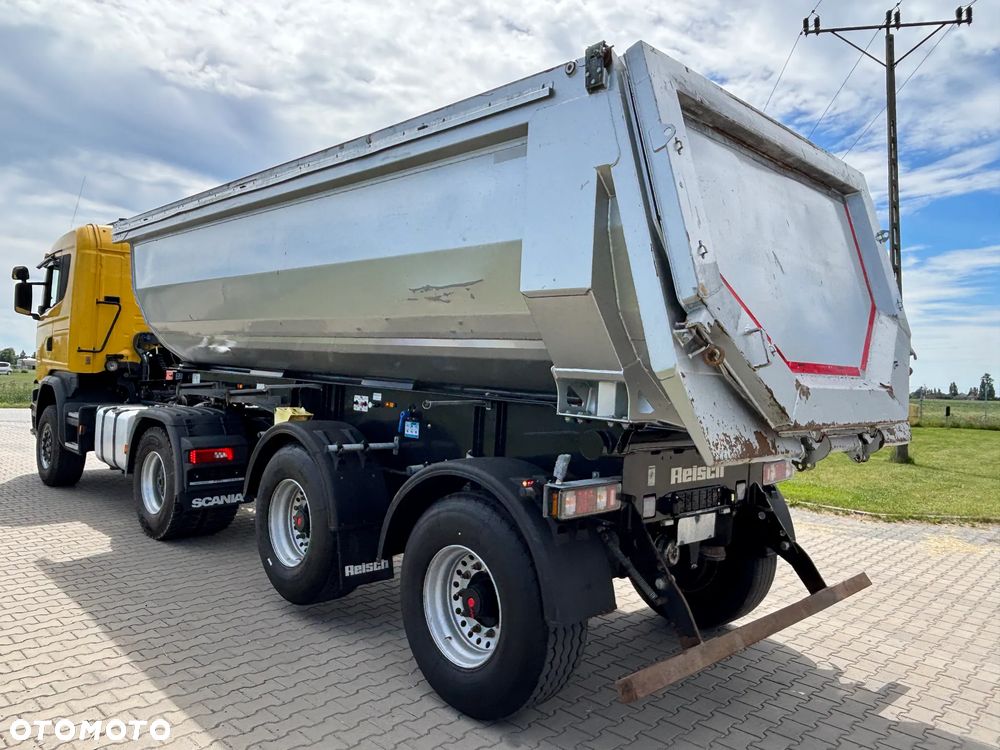 Reisch RHKS-2_SR-06 naczepa wywrotka 2 osie szeroki rozstaw osie 10 ton , DMC zestawu 38 ton (nie SCHMITZ , Schwarzmuller, Carnehl , Meiller, Langendorf). stalowa, do robót ziemnych - 9
