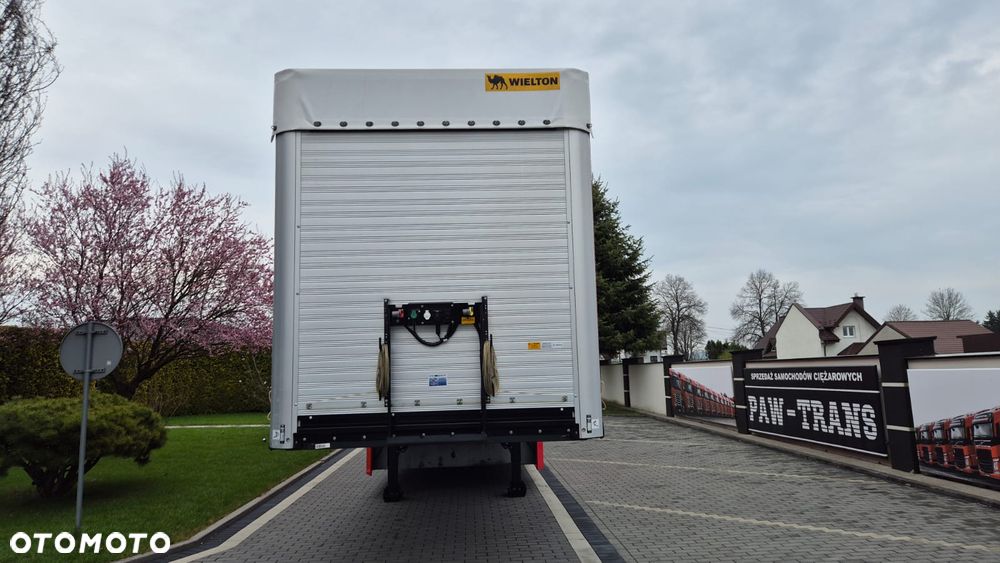 Wielton NACZEPA///FIRANKA///WIELTON///2023///WYSOKOŚĆ 2.82///DACH PODNOSZONY///CERTYFIKAT XL///OŚ PODNOSZONA///KOSZ PALETOWY///STAN BARDZO DOBRY - 6