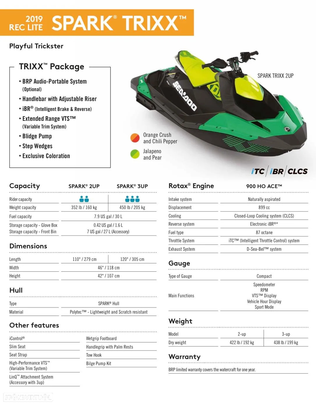Sea-Doo SPARK TRIXX 3UP - 10