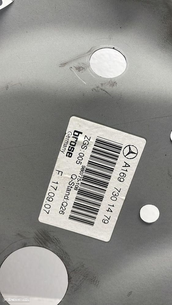 ELEVADOR DE VIDRO TRASEIRO DIREITO MERCEDES-BENZ CLASSE A 2007 - 3