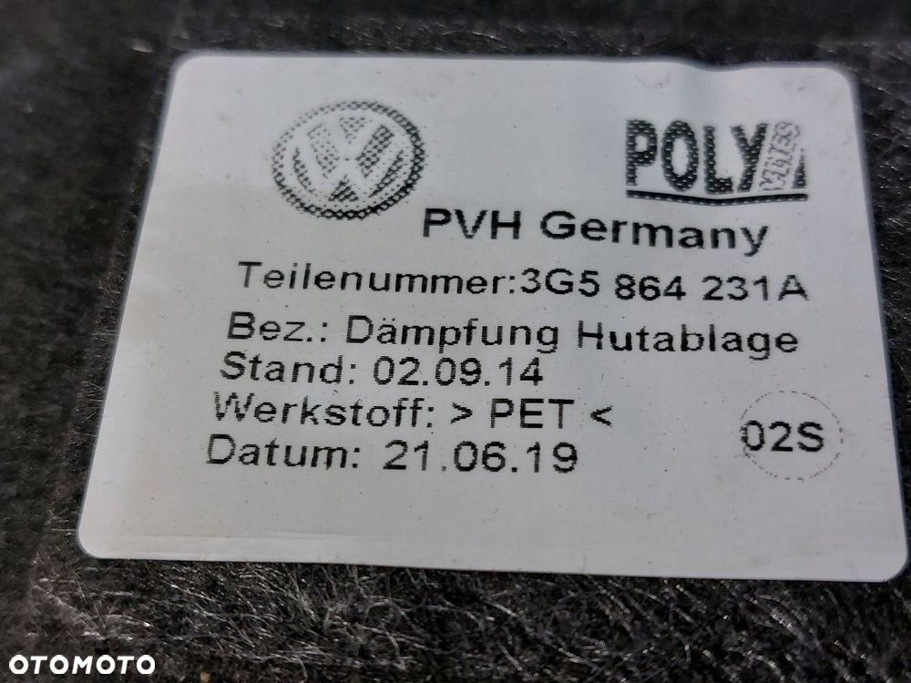 PÓŁKA BAGAŻNIKA VOLKSWAGEN PASSAT B8 LIFT 3G5863413D 3G5864231A - 4