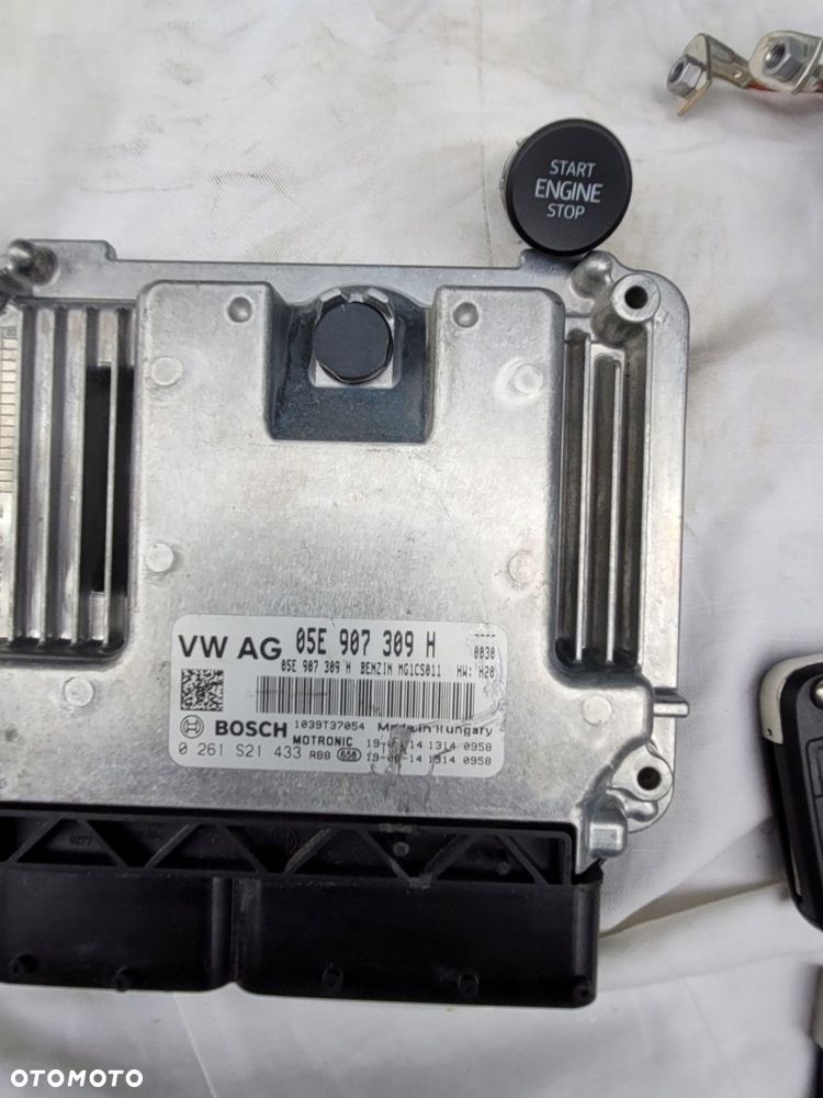 vw sterownik silnika zestaw 1.5tsi 05e907309h - 2
