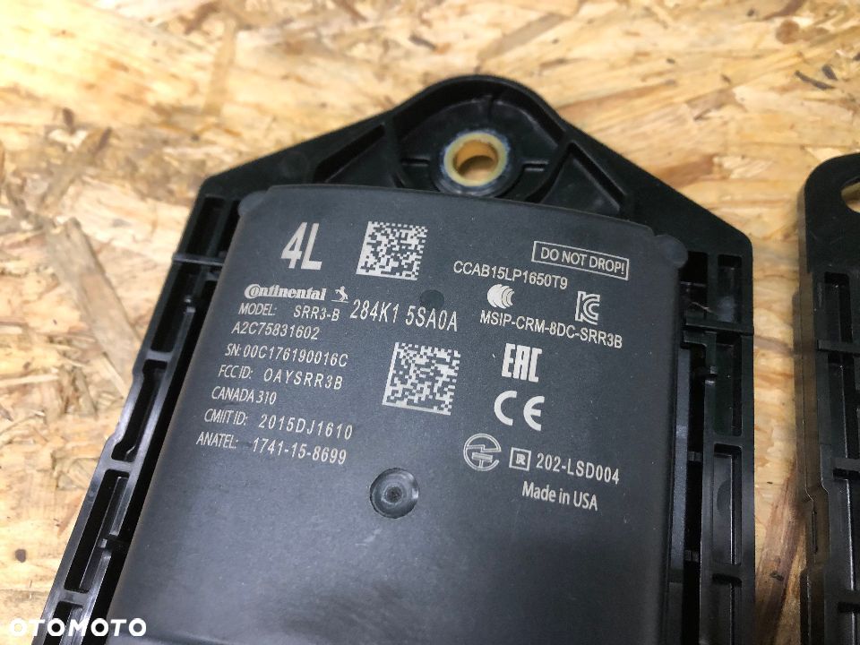 NISSAN LEAF II RADAR SENSOR CZUJNIK MARTWEGO POLA TYŁ TYLNY LEWY 284K15SA0A - 2