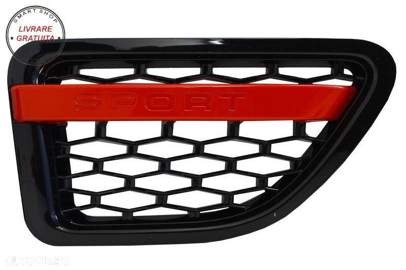 Ansamblu Grila Centrala si Grile Laterale Land Range Rover Sport L320 (2005-2008) - livrare gratuita - 10