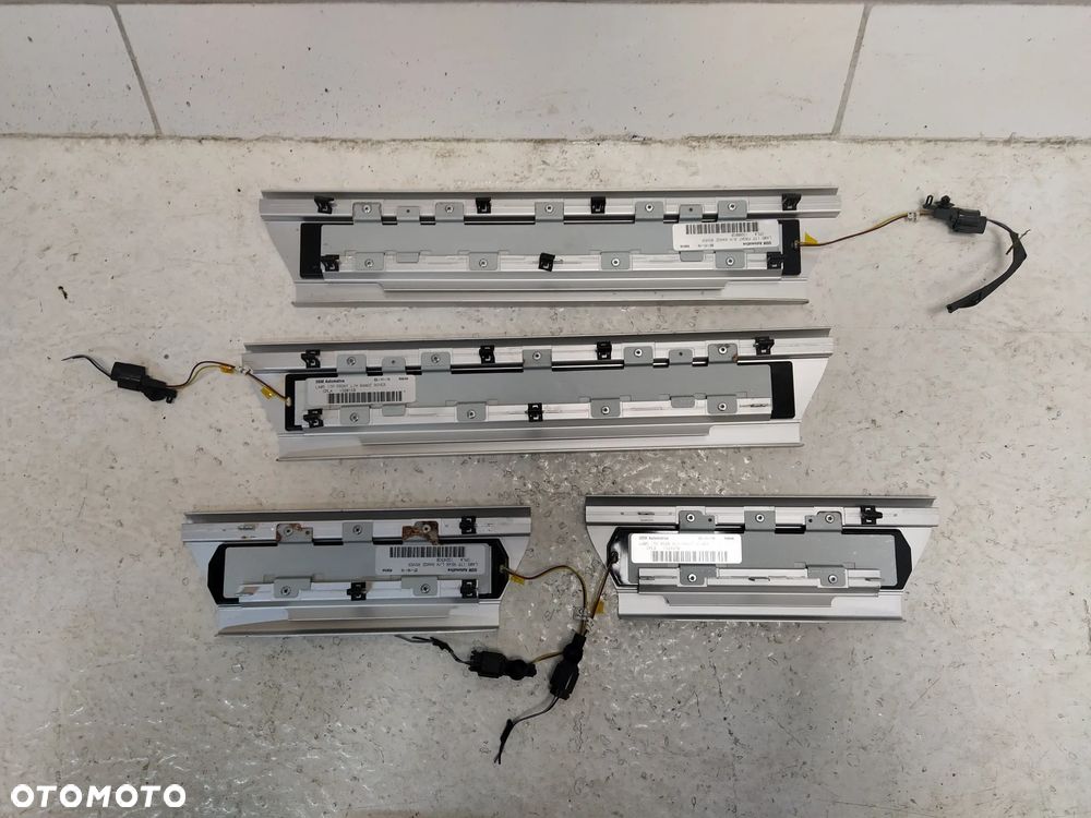 RANGE ROVER SPORT L494 NAKŁADKA LISTWY LISTWA PROGOWE PROGU PODŚWIETLANE KOMPLET LEWA PRAWA PRZÓD TYŁ ORYGINAŁ - 6