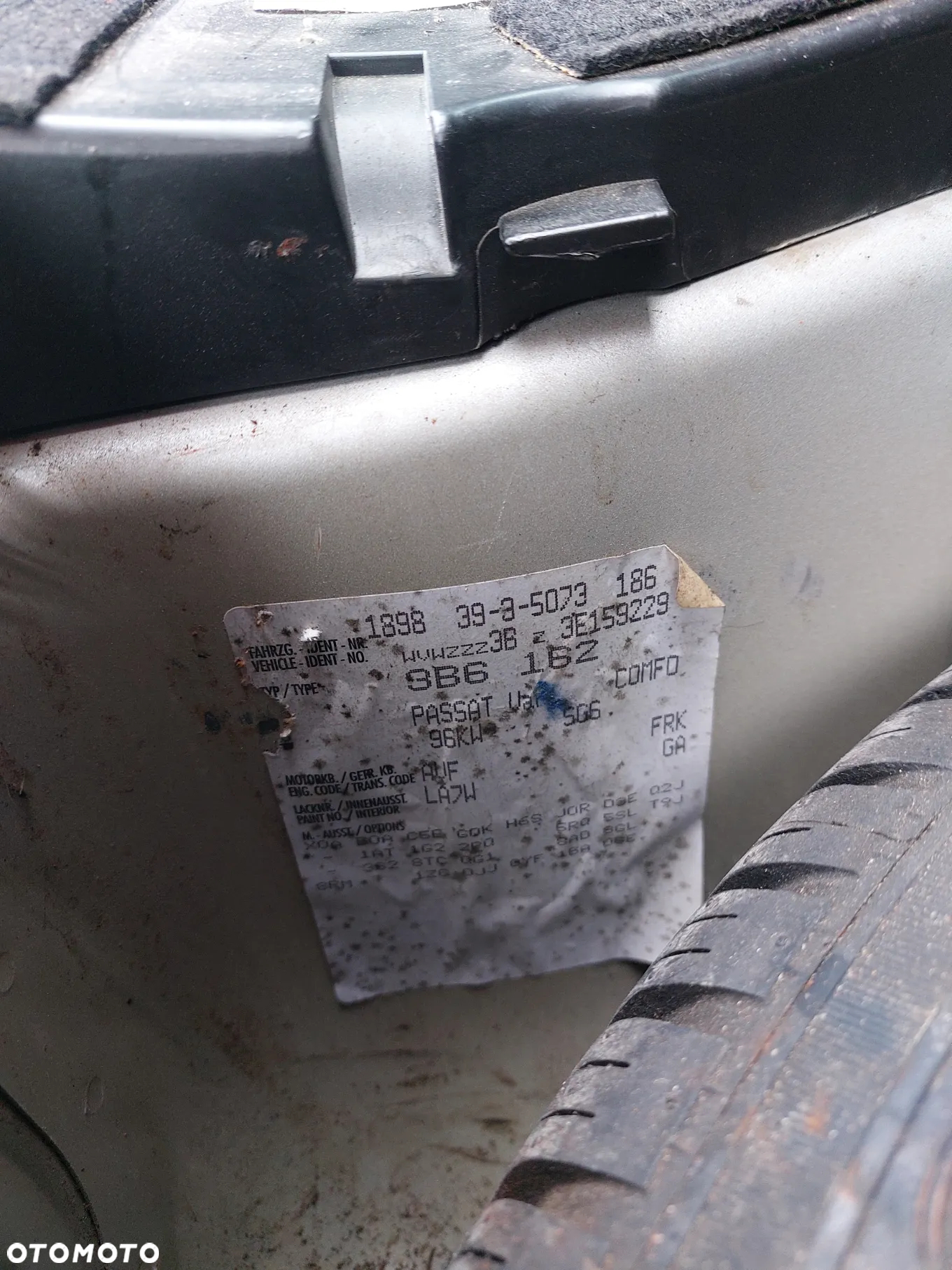 Maska VW PASSAT B5 LIFT KOMBI 1.9D 02R. zderzaki,lampy,drzwi,... - 10