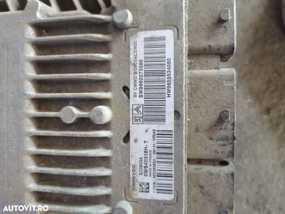 ECU Calculator motor Citroen C5 2.0 hdi 9662273580 5WS40318H-T SID803A - 2