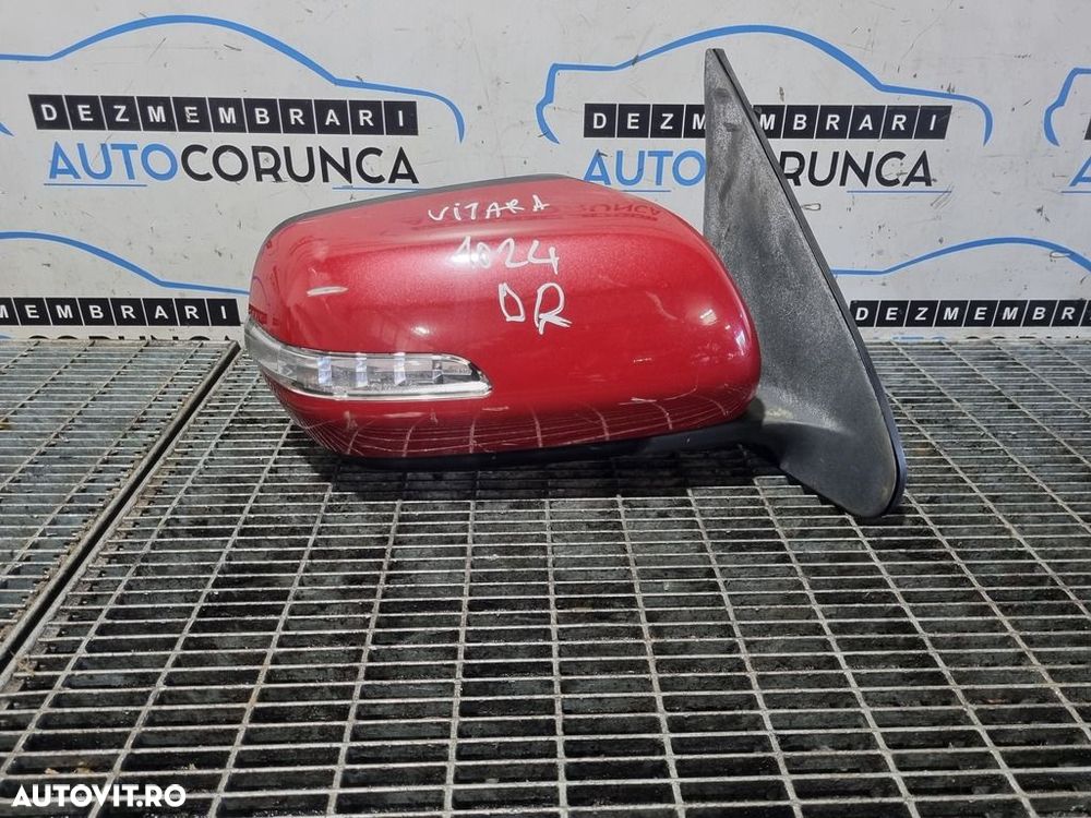 Oglinda dreapta Suzuki Grand Vitara 2006 - 2012 4 Usi ROSU (1024) Fara rabatare FACELIFT ... - 1