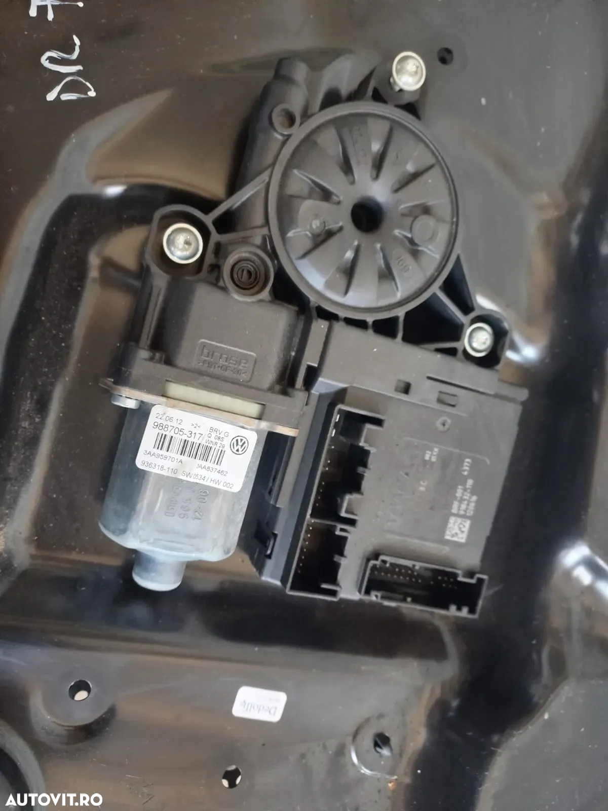 Macara Geam Electrica Vw Passat B7 An 2011-2012-2013-2014-2015 Macara Fata Spate Vw Passat B7 - Dez - 8