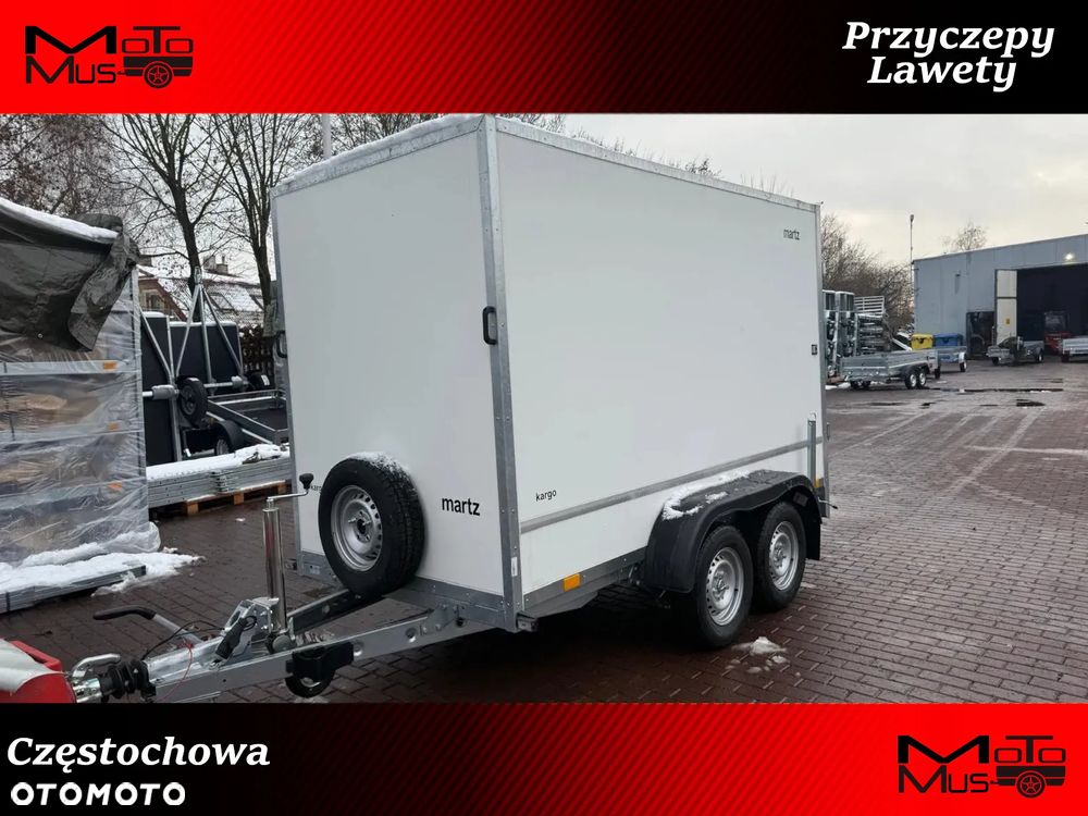 Martz Przyczepa kontener Martz Kargo 300/2 C 2T 2 osie 300x150x180 cm - 1