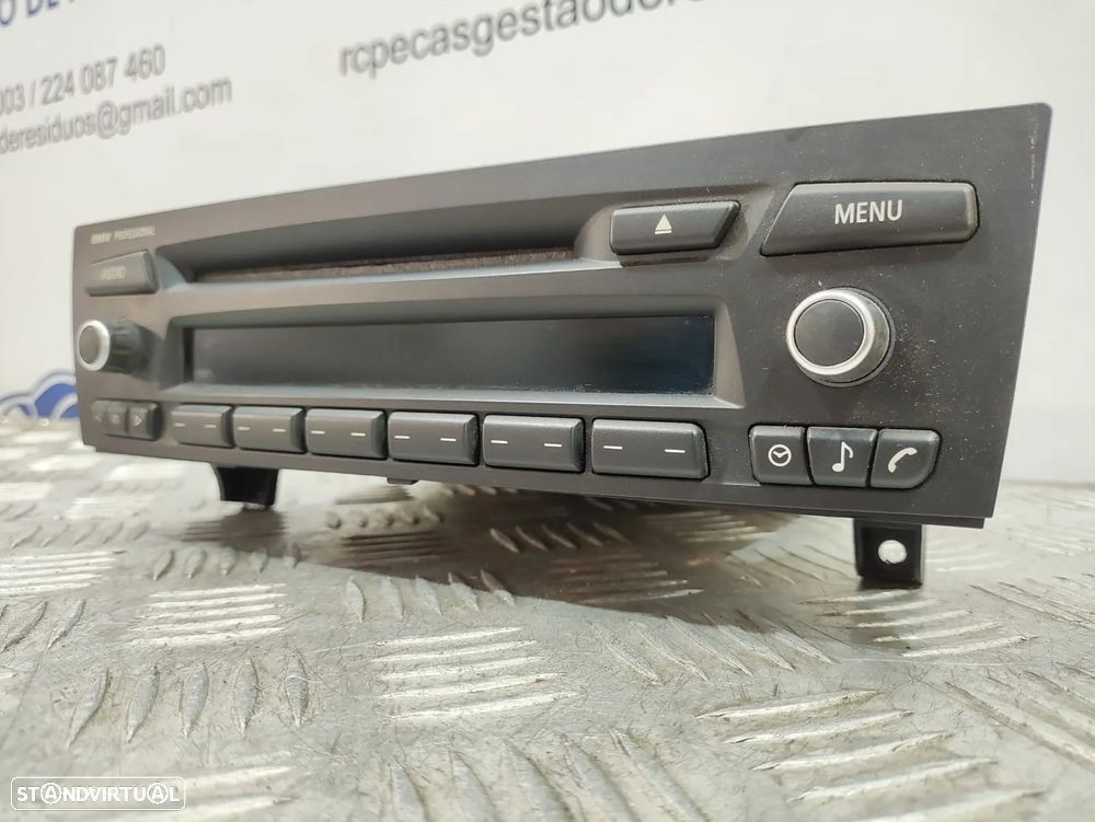 Auto Radio Professional Bluetooth NAV Navegação BMW Serie 1 E81 E87 E82 Serie 3 E90 E91 6512924392201 2004 - 2013 - 3