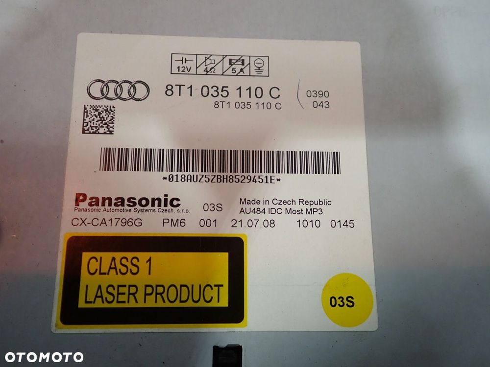 ZMIENIARKA CD AUDI A4 B8 - 1