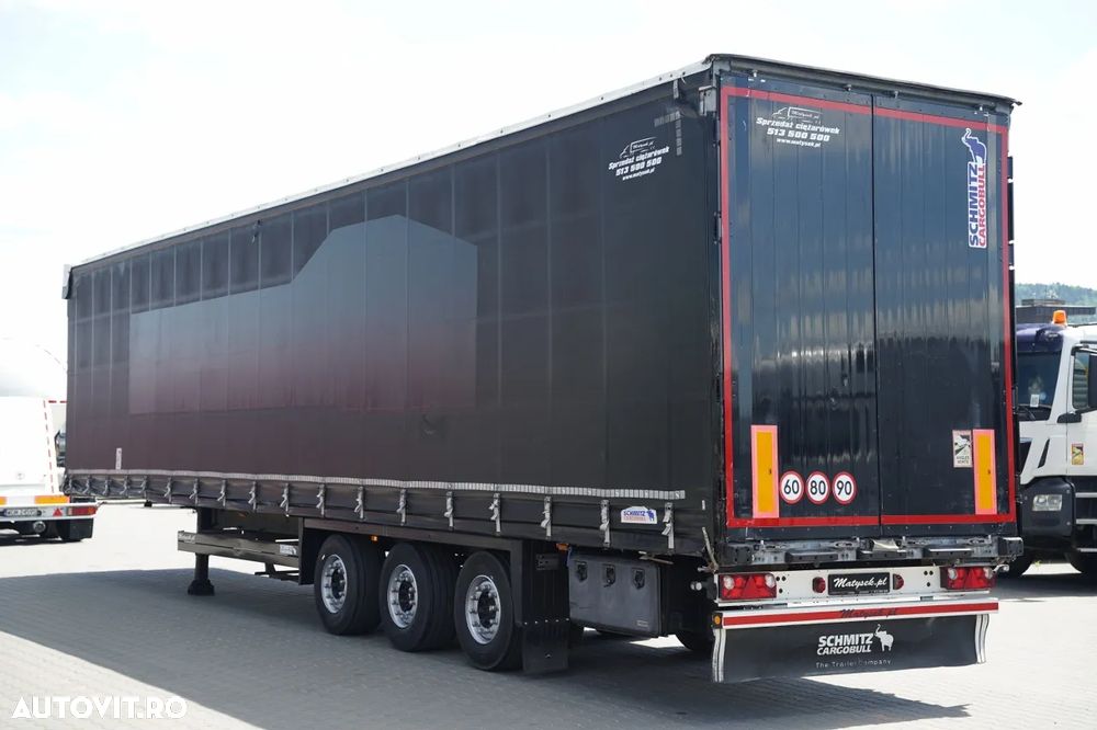 Schmitz Cargobull CORTINĂ / MEGA / PLATFORMĂ JOSĂ / ACOPERIȘ RIDICAT / AXĂ RIDICATĂ - 4