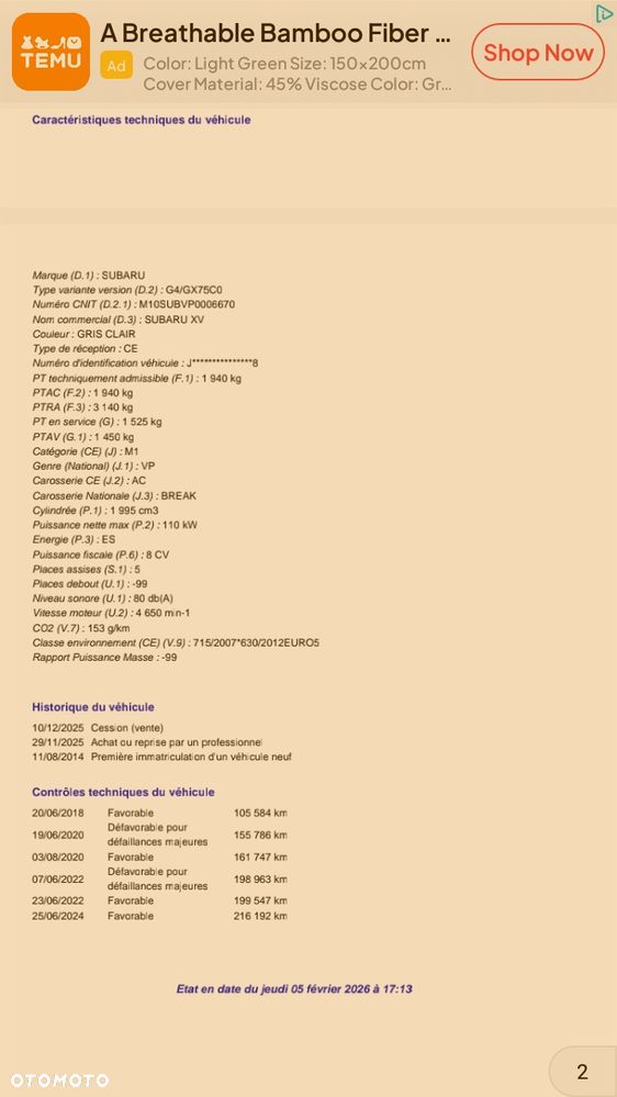 Subaru XV 2.0i Lineartronic Exclusive - 34